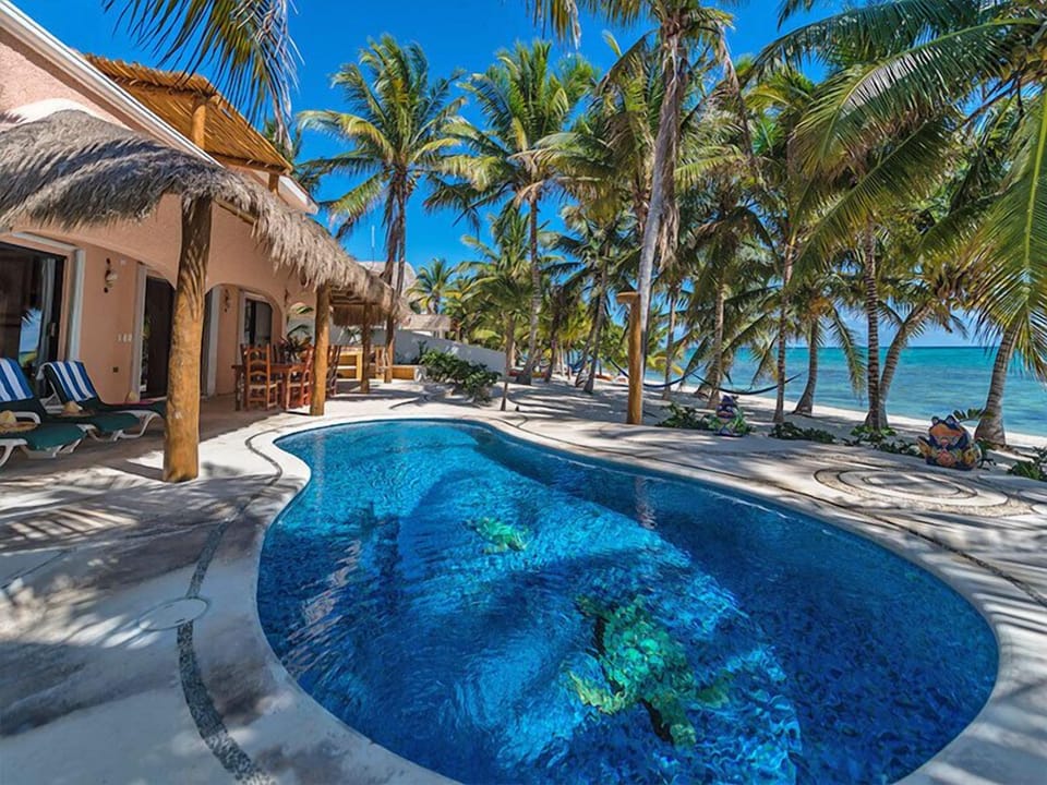 Beach at Casa Rosa Tulum - Casa Rosa Tulum, private pool villa with an amazing beach for you to enjoy.