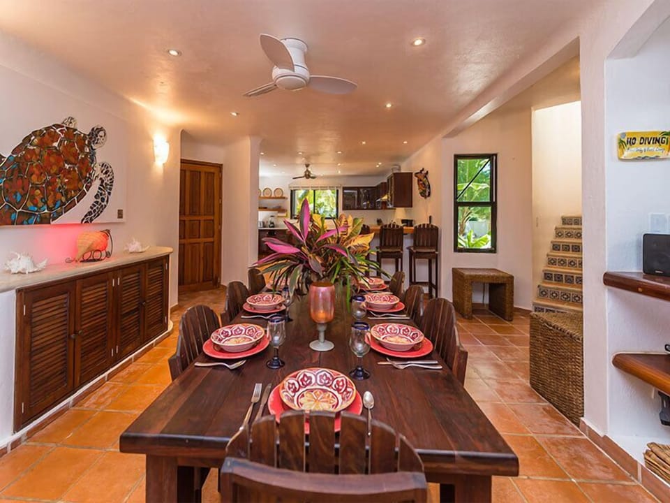 Casa Rosa Tulum dining - Casa Rosa Tulum