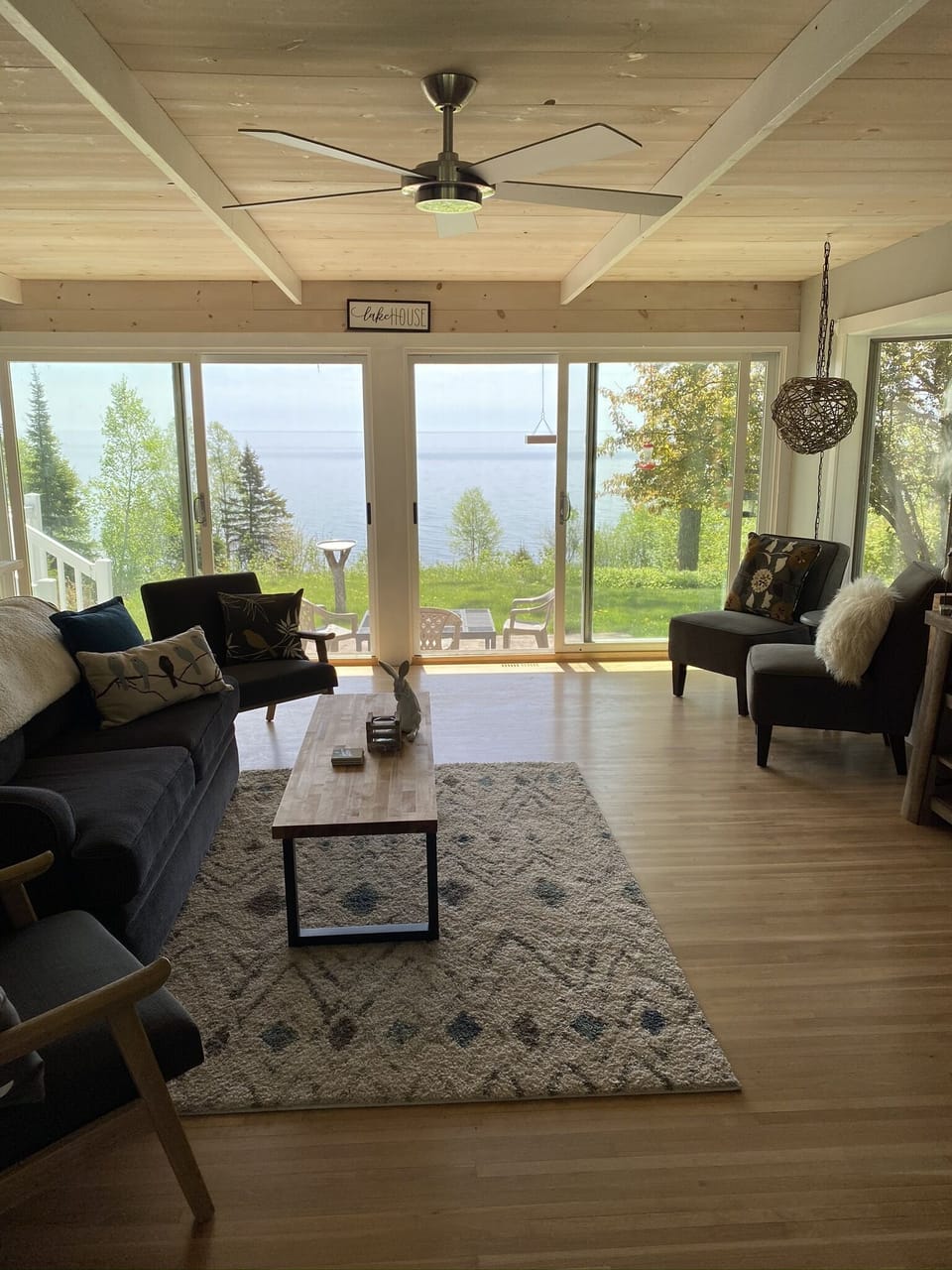 View from living room