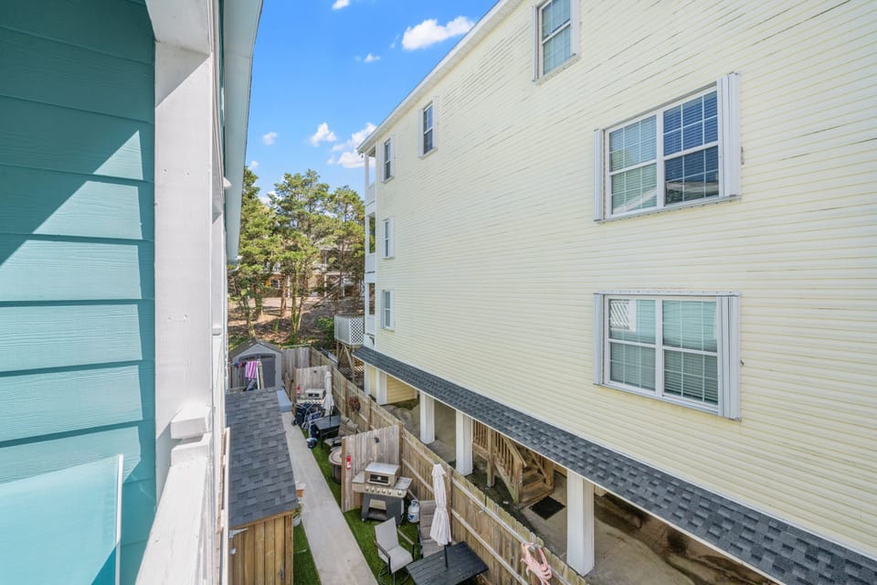 Head downstairs and enjoy the backyard!