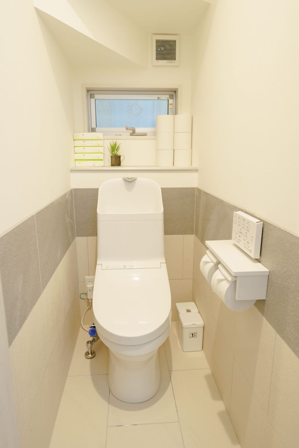 Free toiletries, hair dryer, bidet, towels