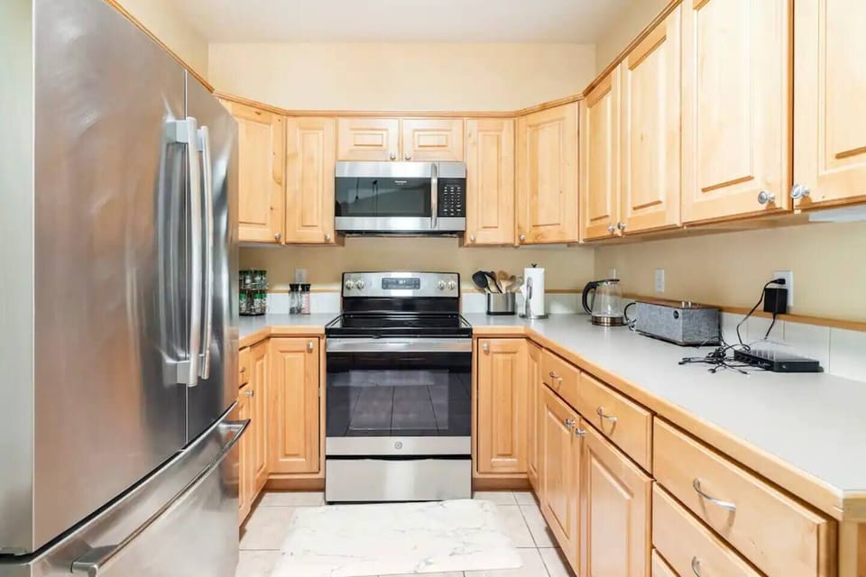 From the modern appliances to the wide array of cookware, this kitchen has everything you'll need to whip up meals for the whole group.