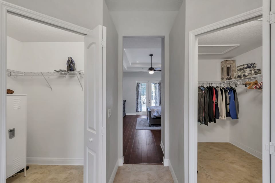 Master "His and Her" Closet