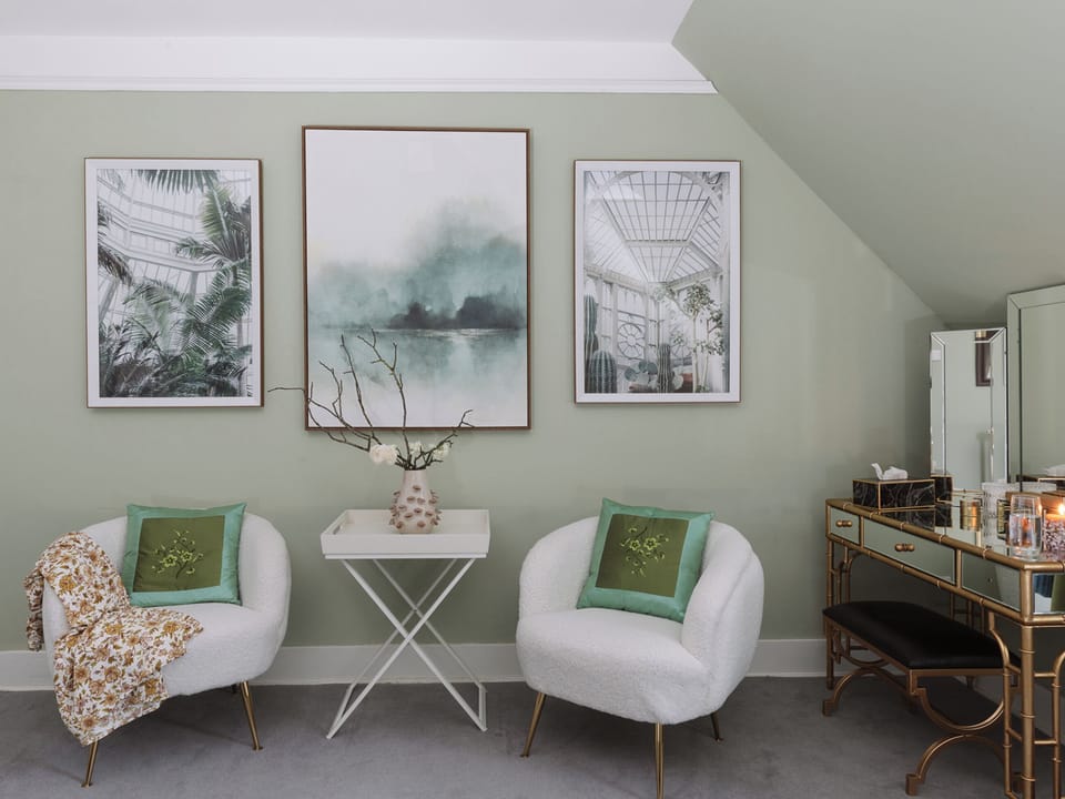 Twin bedroom | The Royal Castle Apartment - Dunskey Estate, Portpatrick, near Stranraer