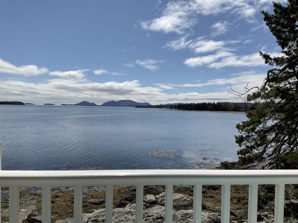 From the front porch, the crown jewel of Acadia National Park, Cadillac Mountain