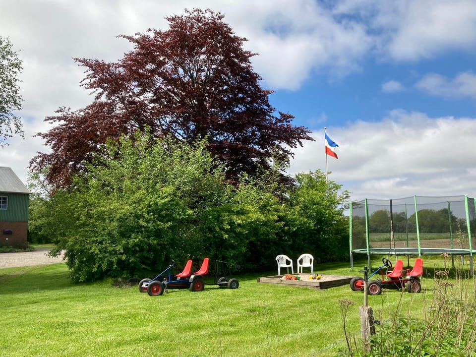 Vacation apartment Thomsen: Holiday relaxation with a large garden - FeWo Thomsen Farm Stay in Schleswig-Holstein
