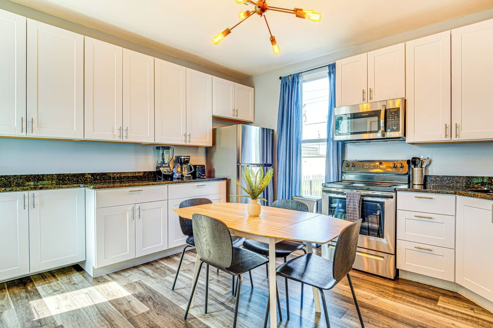 Kitchen | Dining Table | Drip Coffee Maker | Multi-Level Home