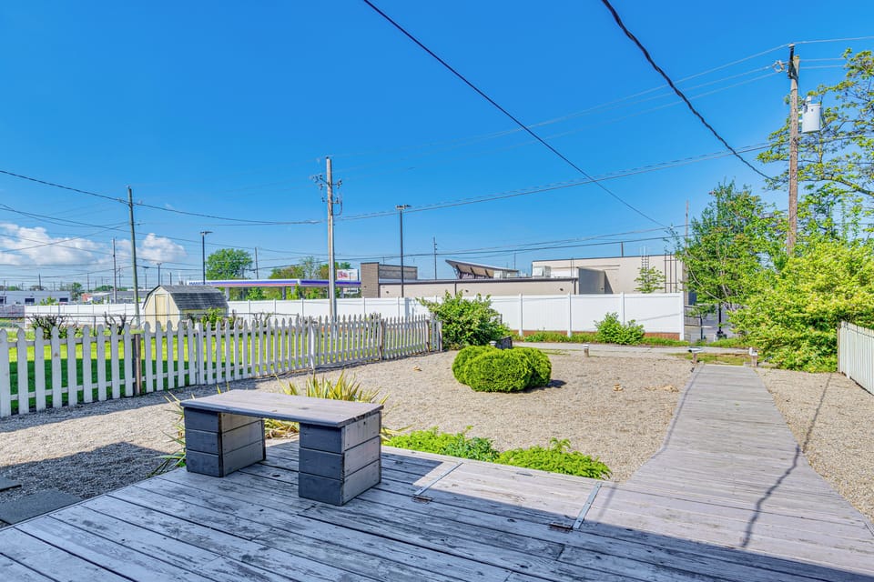 Outdoor Space | Deck | Spacious Yard | Garden