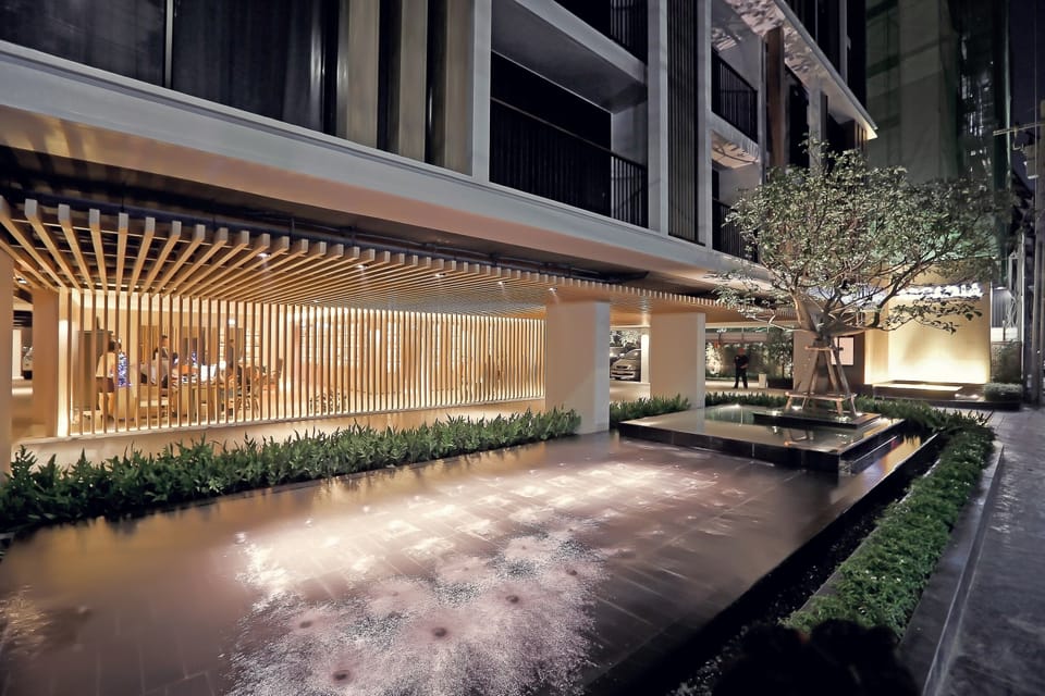 Front of property - evening/night