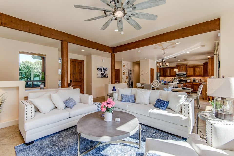 Entry into an Open Floor Plan - Great Room with All New Contemporary Furnishings!