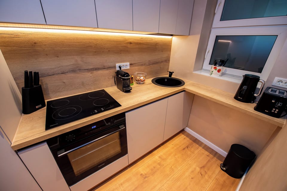 Apartment, 1 Bedroom, City View | Private kitchen
