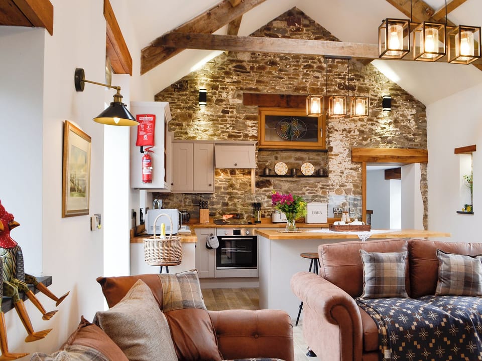 Open plan living space | Sgubor Llwyndu, Betws, near Ammanford