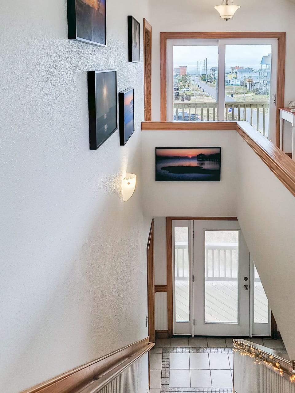 Note: off the front of the house are the "sunset decks"!
