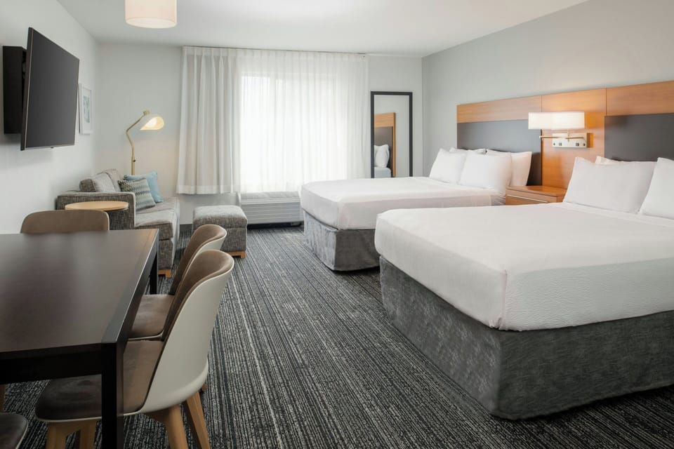 Studio, 2 Queen Beds | In-room safe, desk, iron/ironing board, WiFi (free)