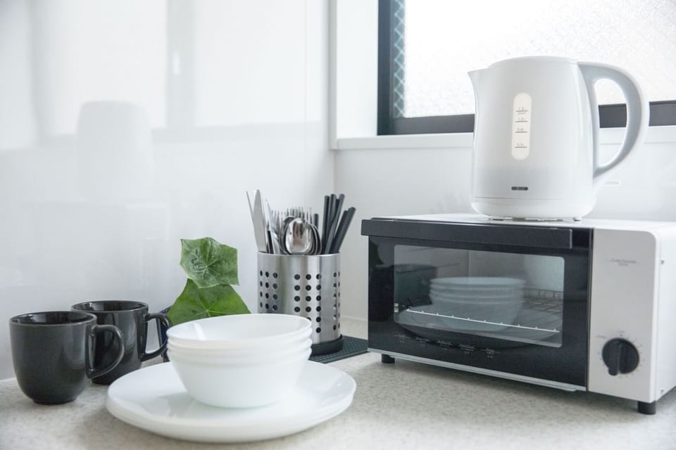 Open toaster electric kettle
