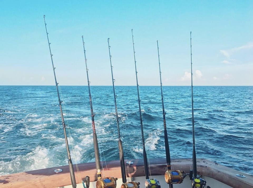 Waiting to catch the catch of the day 
