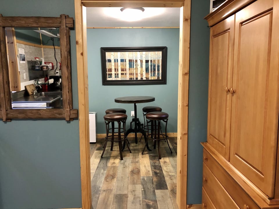 Shop living quarters entrance.