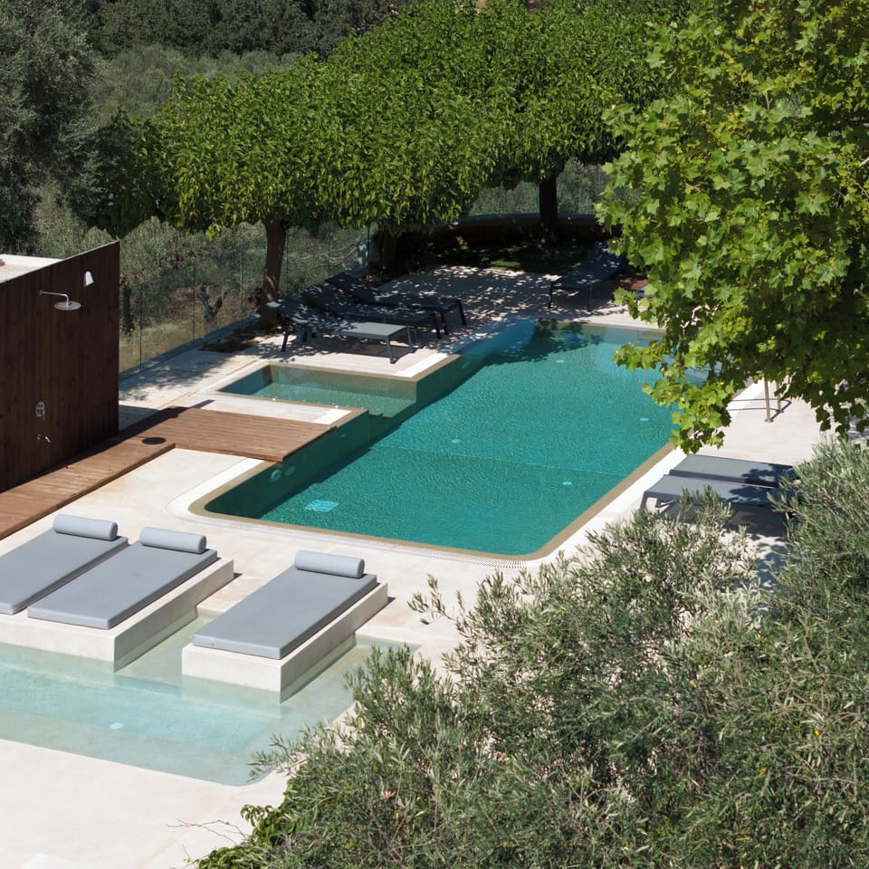 Exquisite pool details