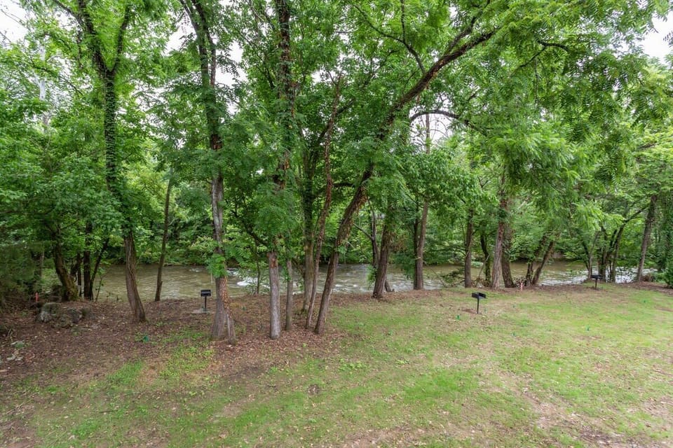 Spacious Backyard Overlooking The River!