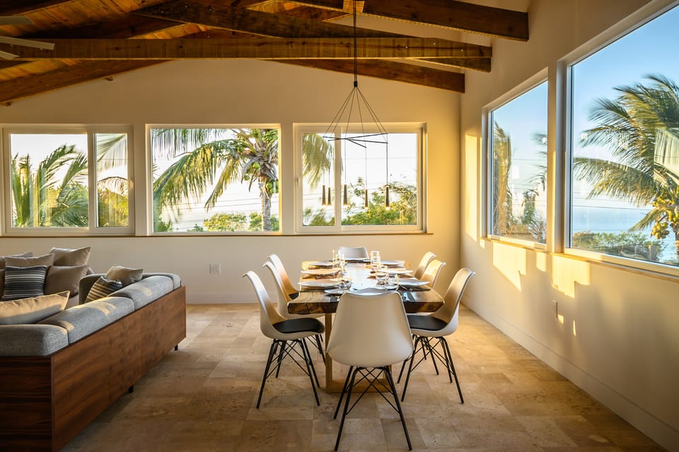 Ocean and Treetop Views