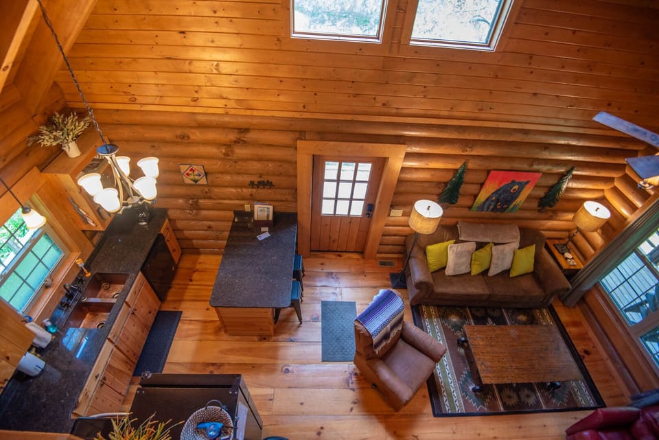 Loft view of the great room...