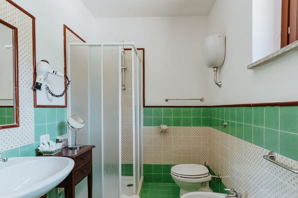 Classic Room, Balcony, Park View | Bathroom | Shower, hair dryer, bidet, towels