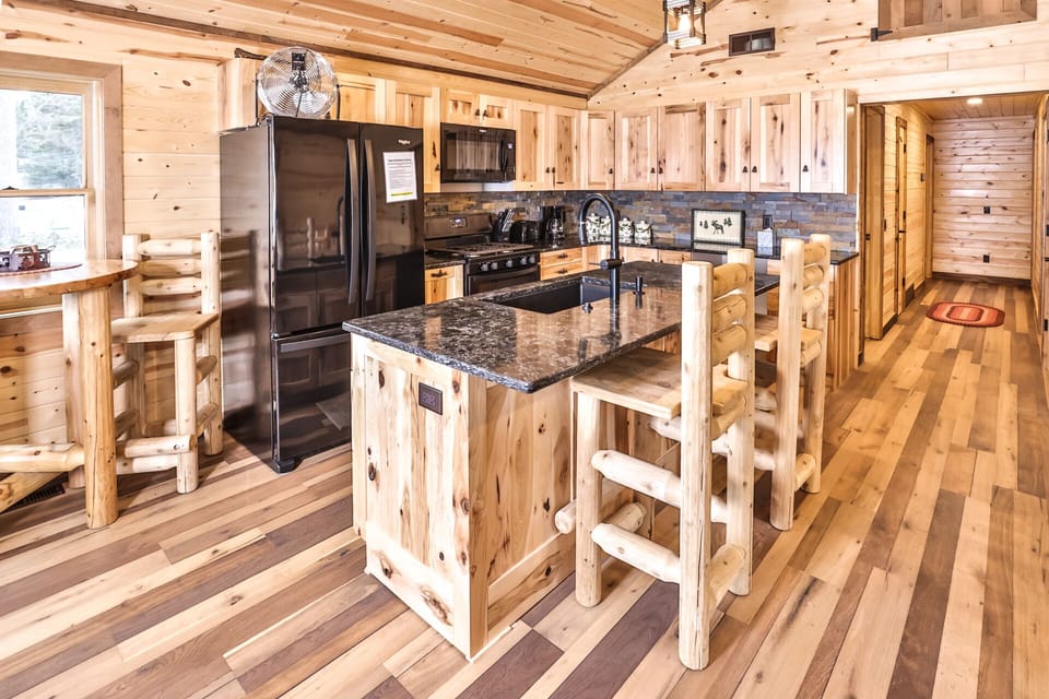 Entertain family and friends with a spacious breakfast bar