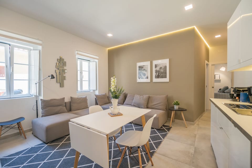 Living room with Kitchenette