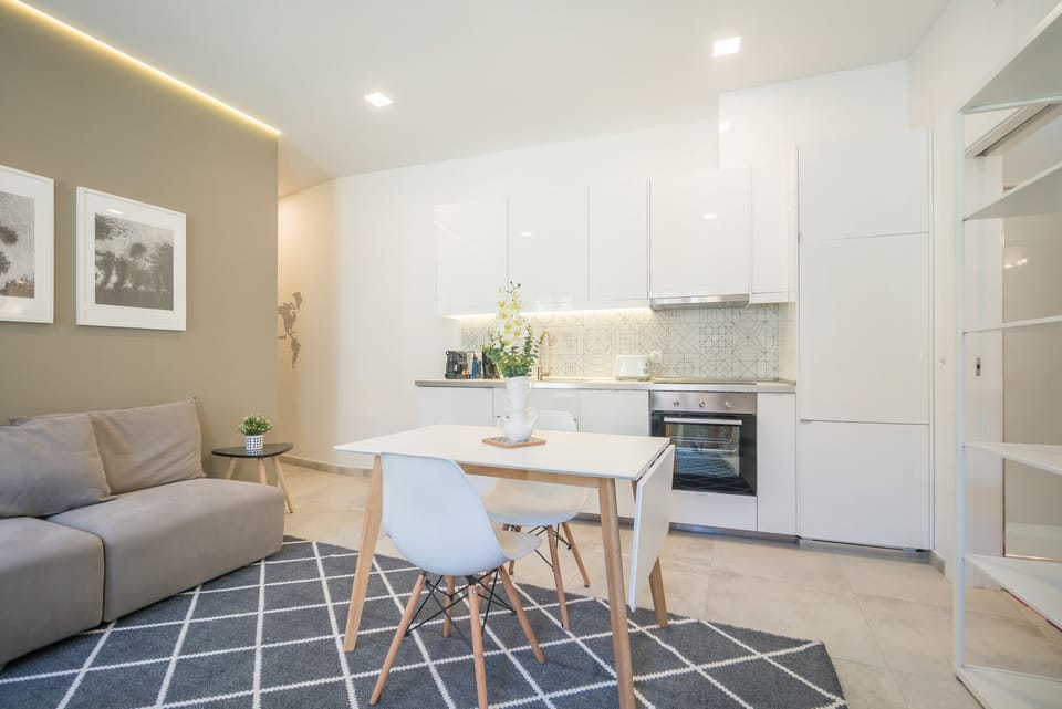 Living room with Kitchenette