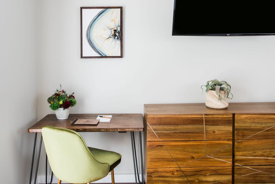 Lower King Room  | Premium bedding, in-room safe, desk, soundproofing