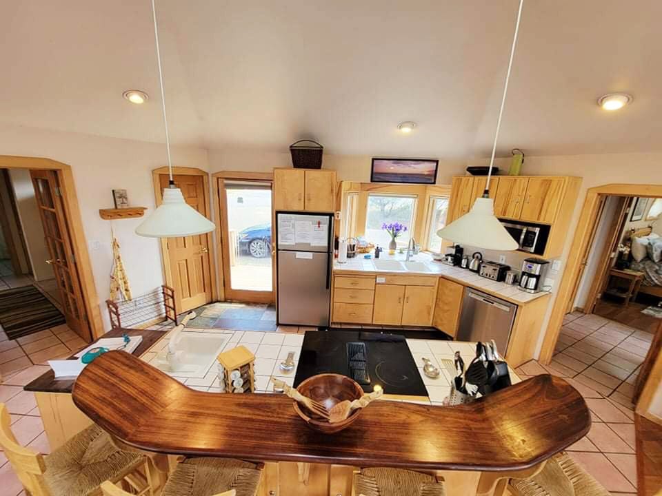 Top view of the kitchen 