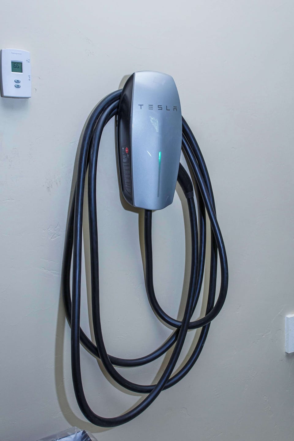 Tesla Charger in garage