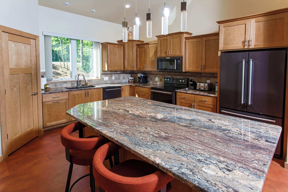 Beautiful kitchen with a huge island