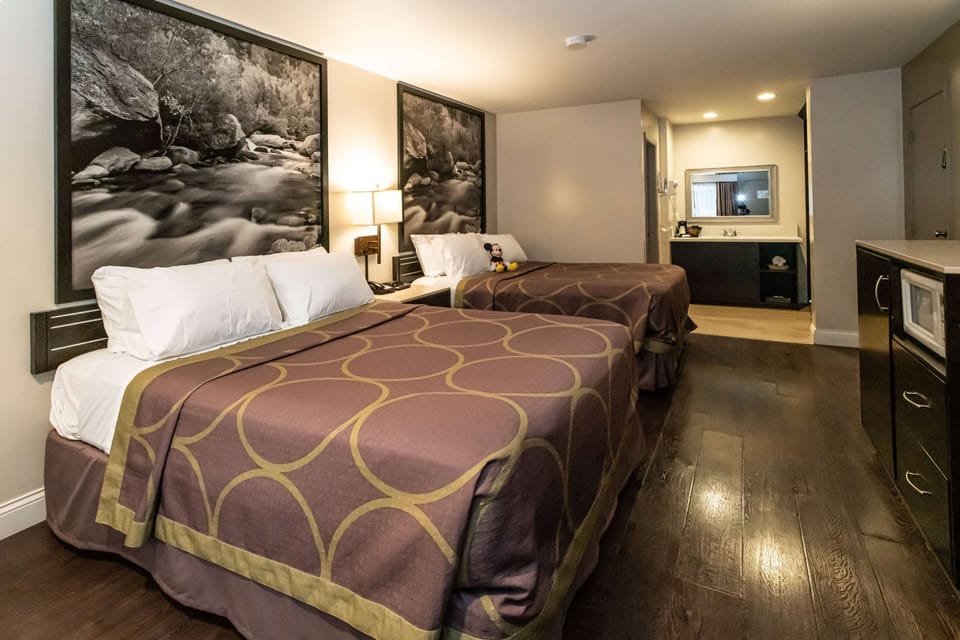 Standard Room, 2 Queen Beds | Pillowtop beds, in-room safe, desk, blackout drapes