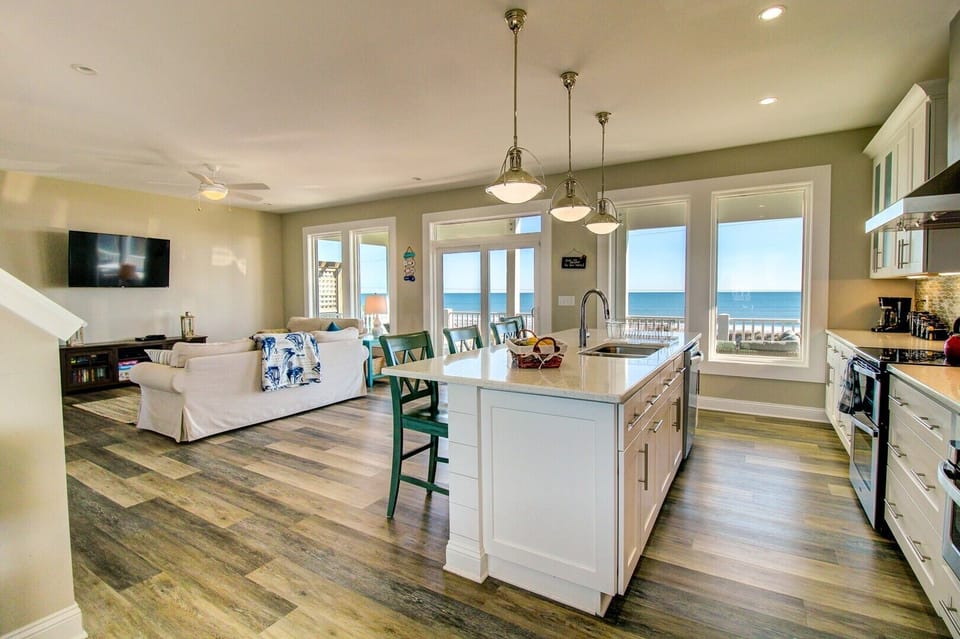 Kitchen and Living Room