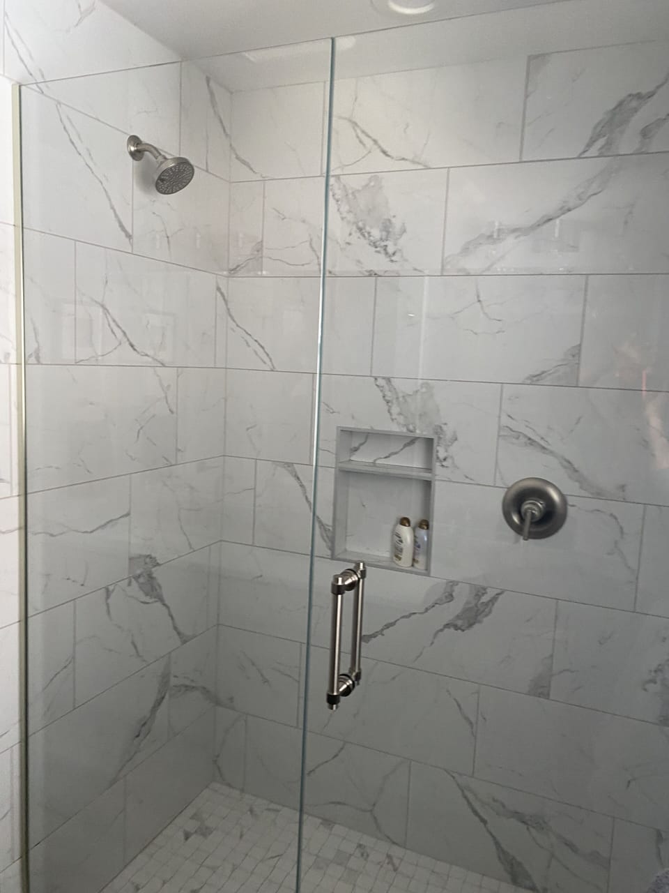 Upstairs shower in bathroom 1