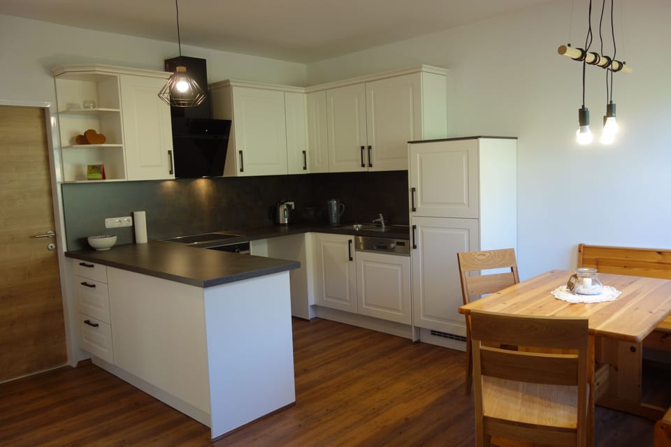 Apartment | Private kitchen | Fridge, coffee/tea maker, electric kettle, toaster