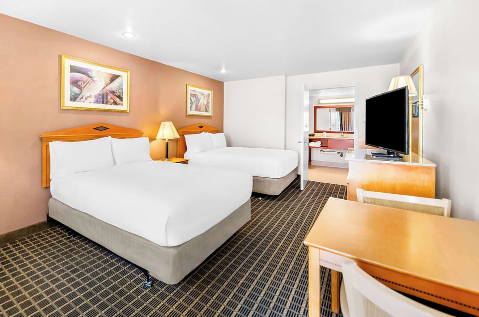 Standard Room, 2 Double Beds, Accessible, Refrigerator & Microwave | Egyptian cotton sheets, premium bedding, in-room safe