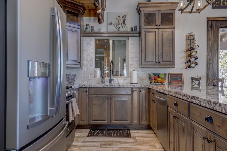 Kitchen and bar
