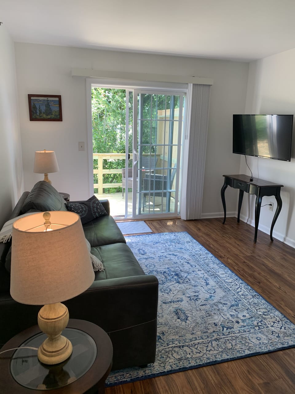 Patio doors to the deck