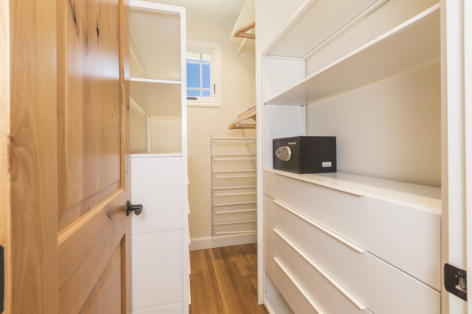 Walkin Closet attached to Master Bedroom.-