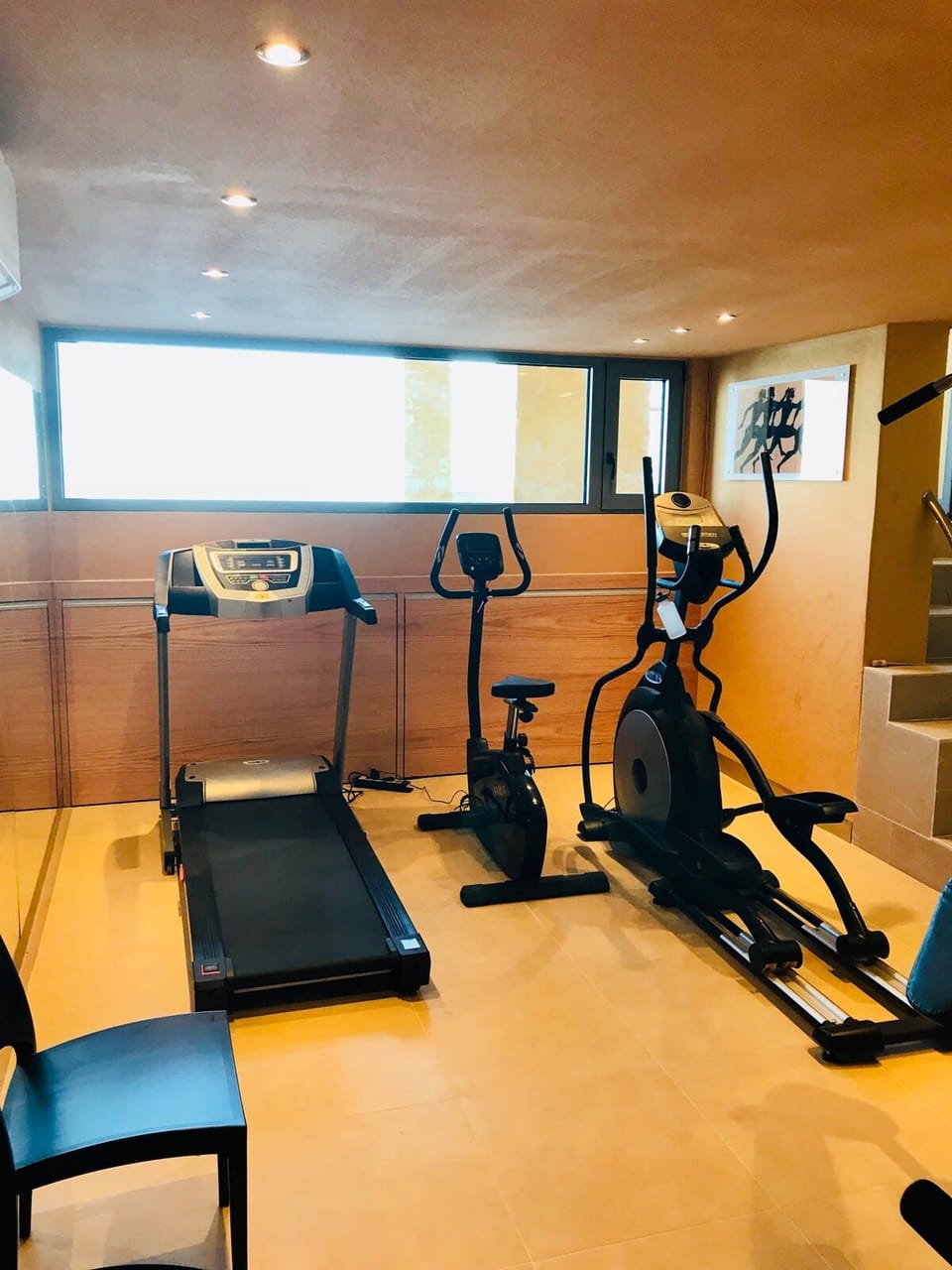 Fully-equipped indoor gym