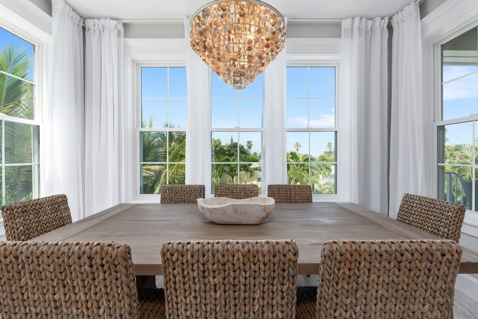 Seated dining for 8