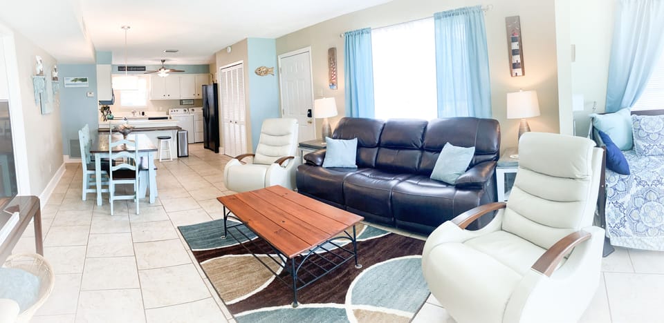Large screen Smart TV for movie nights!