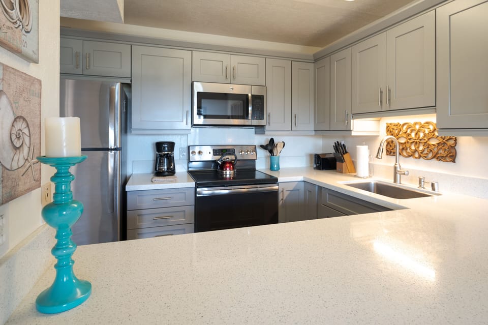 The kitchen is stocked with the basics--a list can be provided. 