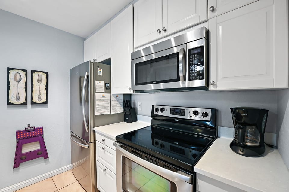 All stainless steel appliances