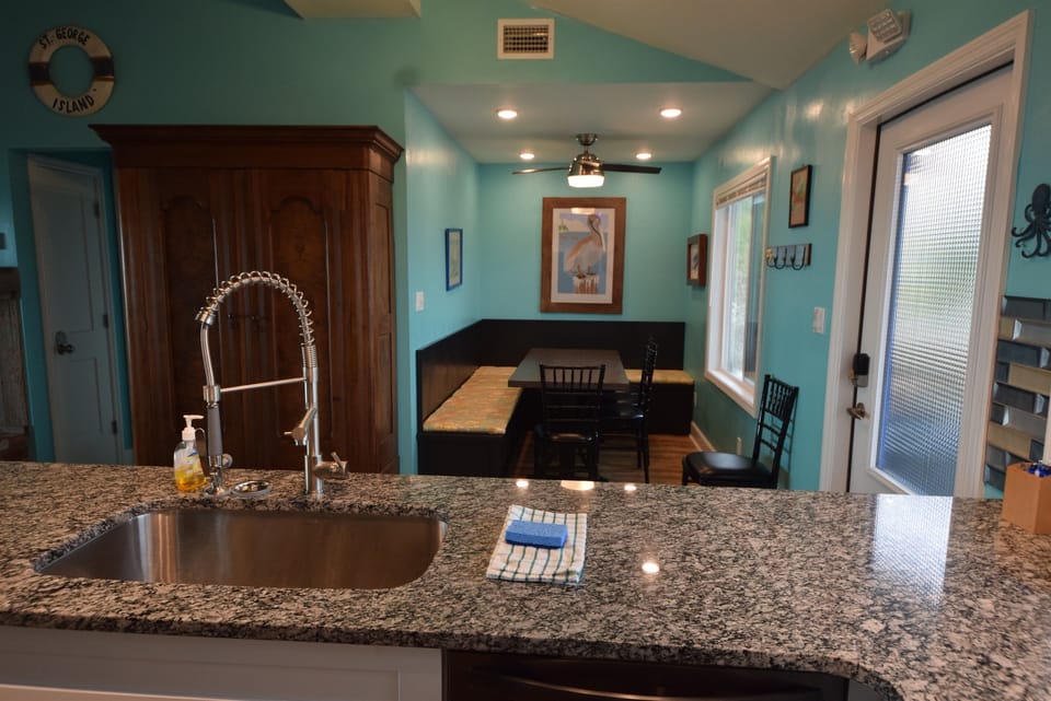 Dining area off of the kitchen