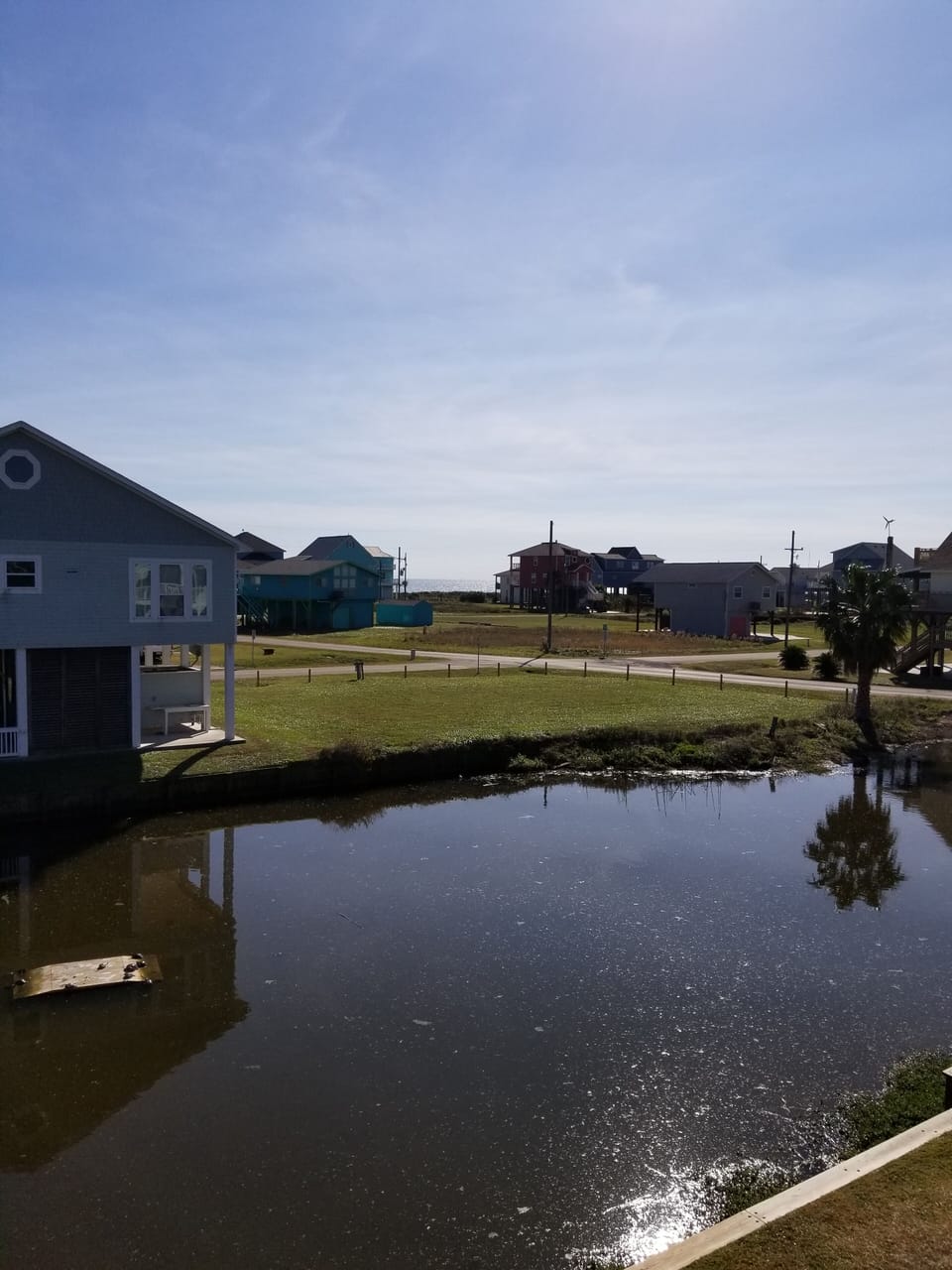Deck view of slough
