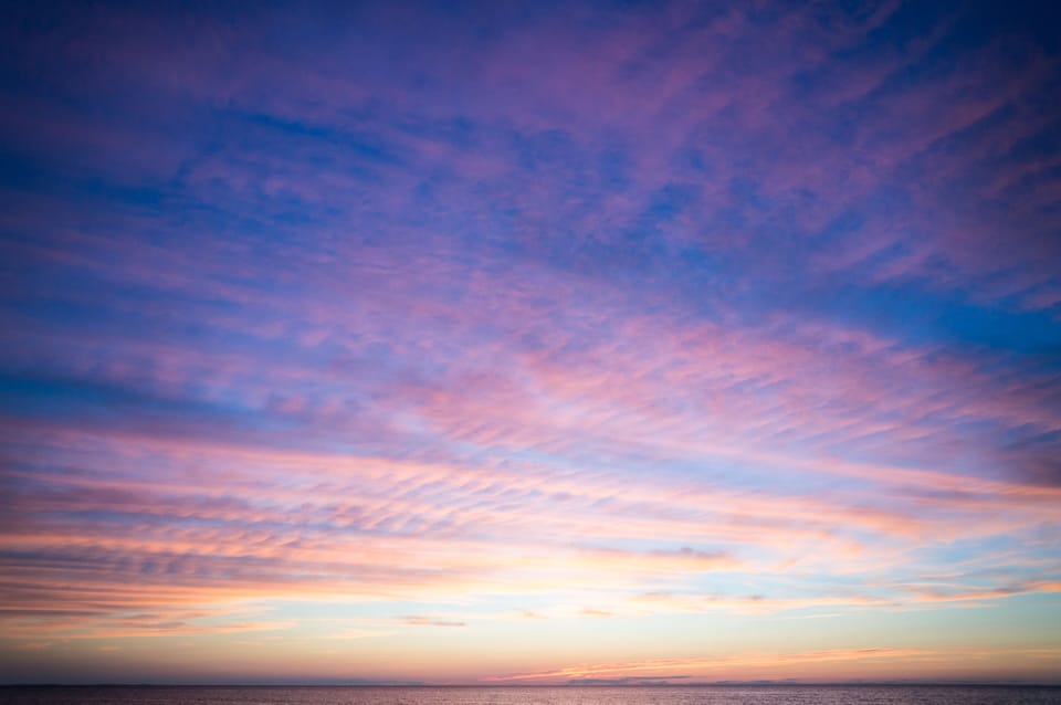 Enjoy breathtaking sunsets over the water