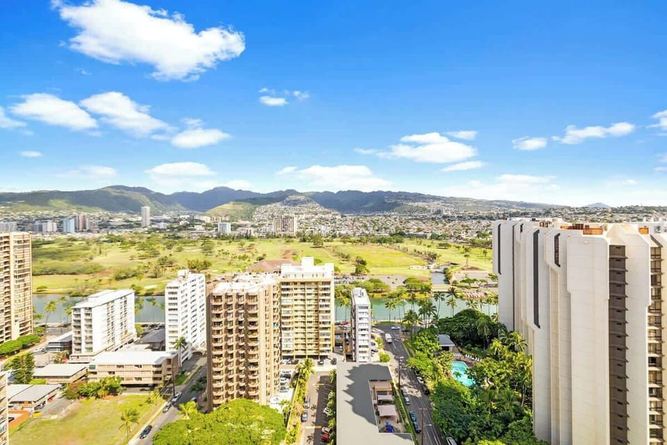 Stunning views from the balcony